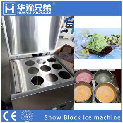 Snow block ice shaving maker machine
