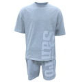 Camiseta y pantalones cortos de algodón transpirable personalizados