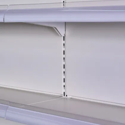 White Medicinal Shop Racks