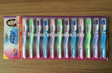 mix paper hanger toothbrush