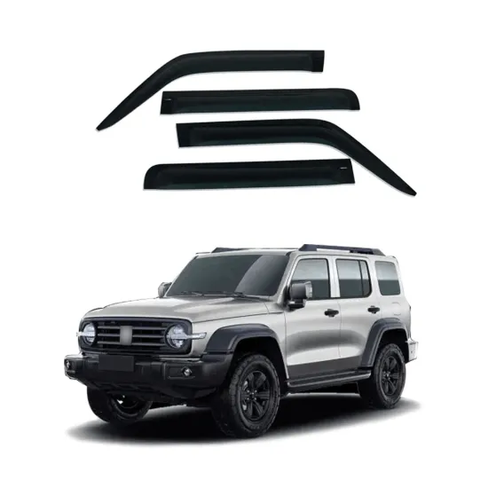 Automotive Black Window Deflectors for Great Wall GWM Tank 300 Accessories
