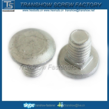 Dacromet coated mushroom head square neck bolt