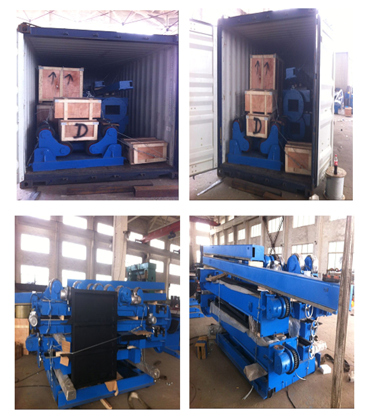 Welding column boom machine