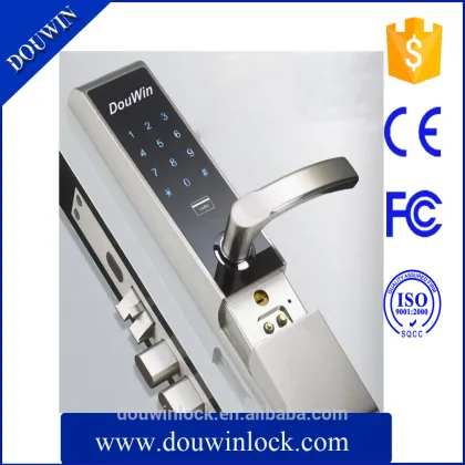 Electronic remote sliding door lock residential main gate lock