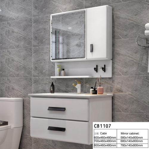 Tocador de baño de forma especial con luz LED