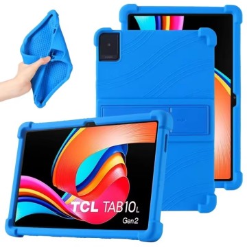TCL TAB 10L Gen 3 i 2 Case - Miękka silikonowa osłona wstrząsowa z tylną stałą (Modele 8193a, 8492a, 8491x)