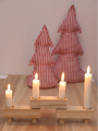 Nature Wood Advent Candle Holder för dekoration