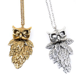 fashion pendant necklace-owl