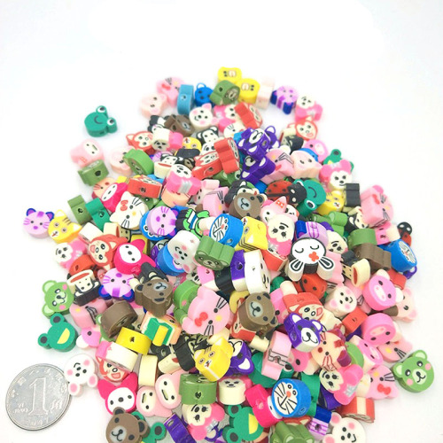 Assorted animal shape polymer clay beads ideas diy