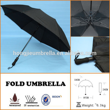 Hot sale promotion xiamen umbrella 2 foloding rain umbrella