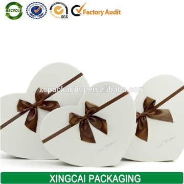 china supplier custom heart shaped Paper box