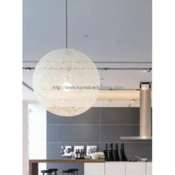 Modern Fibre Ball Pendant Lamp
