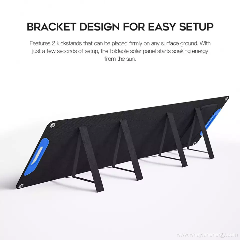 High Efficiency Foldable Solar Panel with Typc C