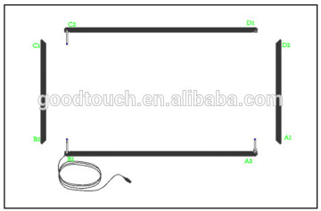 42 inch interactive infrared touch screen ,flexible touch screen, IR touch frame