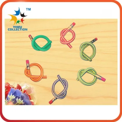 promotional customized flexible creative mini plastic standard pencils