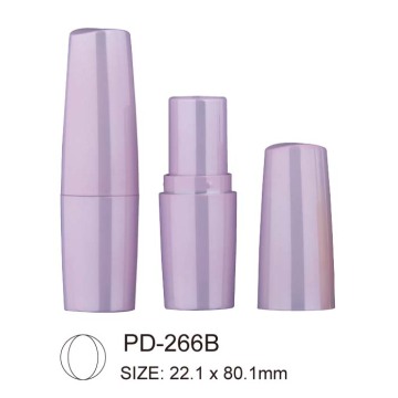 Cylindrical Empty Plastic Lipstick Case