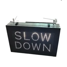 Slow Down Traffic Sign