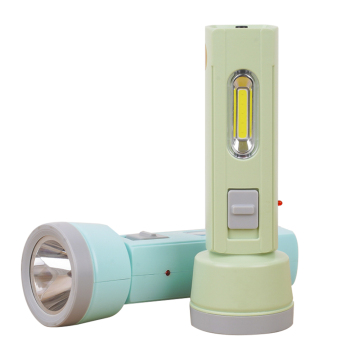 High-Power COB Side Light Torch with Lithium Battery for Outdoor Activities
