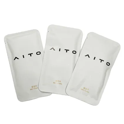 Customized hotel restaurant independent clean wet towels