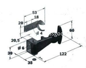  Toggle Hook Latches Rubber