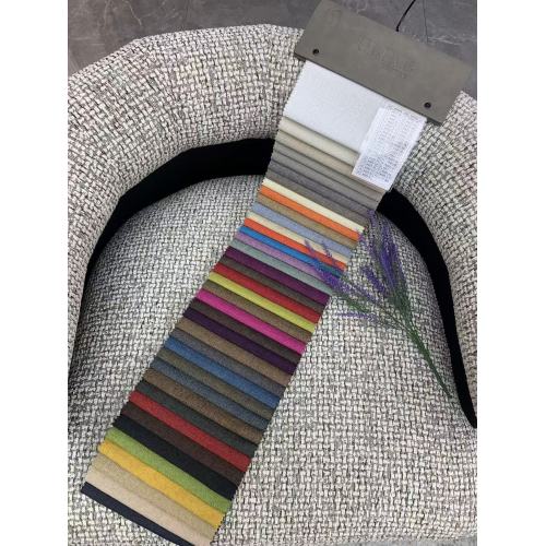 Tissu en lin rayé naturel pour canapé