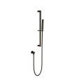 Gun Metal Shower Rail &amp; Hand Shower Set