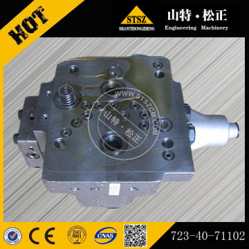 Komatsu graafmachine onderdelen 702-21-09155 PC60-7 ventiel assy