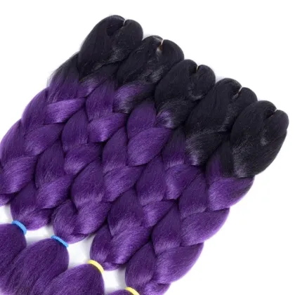 Fiber New Fashion Design Hair braiding Extension 24 inch Synthetic Hair Braiding  Jumbo Hair Braid
