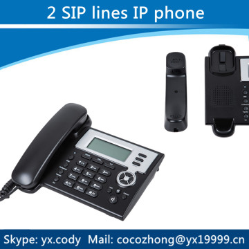 2 lines voip gsm network desktop free Internet calling landline phone