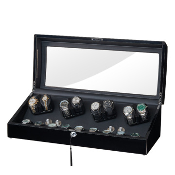 Luxury 4 Motors Ebony Automatic Watch Winder: эксклюзивный кейс на дисплей часов.