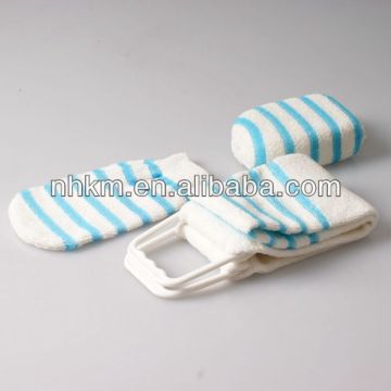 Bulk Buys Long Bath Back Scrubber Exfoliating Bath Gloves/Pad