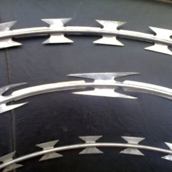 BTO22 Galvanized Razor wire With steel clips
