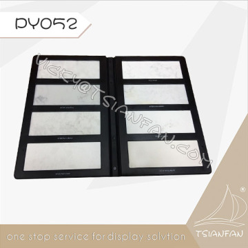 PY652--Plastic Quartz Stone Display Sample Binder