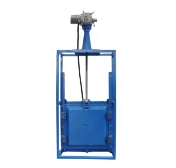 Manual Cast Iron Ductile Electric Sluice Gate Valve for Water Applications: 3-Year Warranty Included