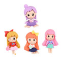 Cute Resin Flatback Girl Charms Kawaii Princess Hairclip Accessories Phone Case Ornament Jewelry Finding Supply