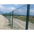 Cerca de malha soldada curvada de 4,0 mm galvanizada a quente