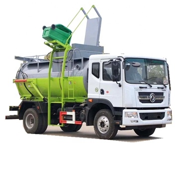 8m3 kitchen garbage truck/ 8cbm restaurant refuse collector truck prices