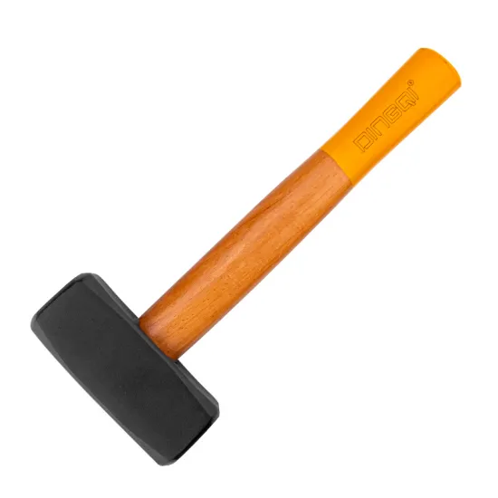 DINGQI 1/1.5/2KG Stone Hammer with Wood Handle