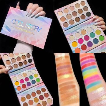 Professioneel private label Shimmer Matte Glitter oogschaduwpalet