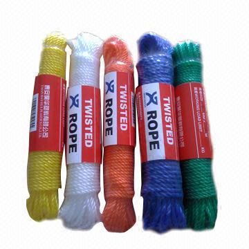 PE twisted rope, made of polyethylene