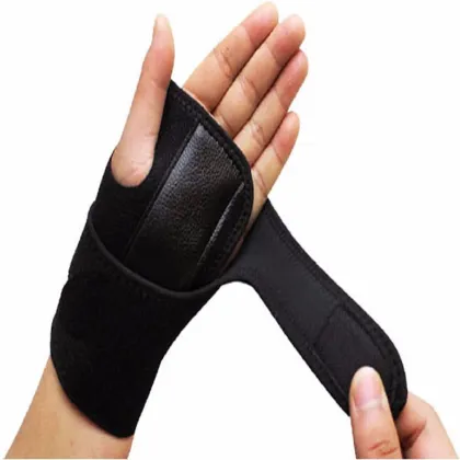 Personalized rubber leather wrist support brace bands