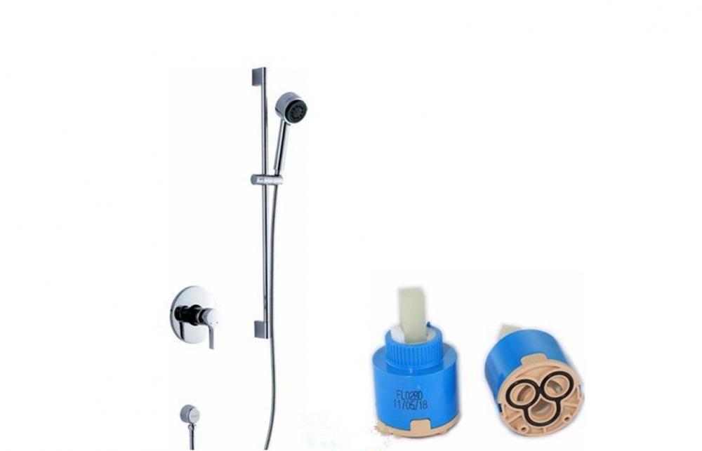 Brass Shower Faucet Concealed Bath Shower Mixer