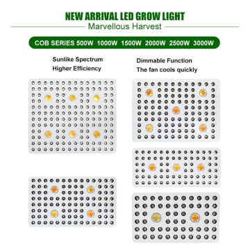 600w Cob Led 성장 빛 전체 스펙트럼