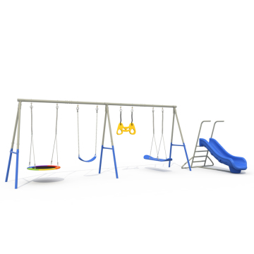 48 and 38mm Pipe Children's Favorite Garden Swing and Slide Combo Set