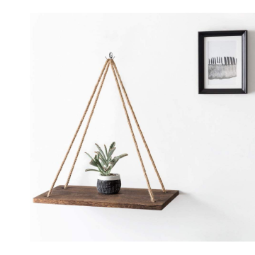 Eastommy new wooden 2 pcs Wall Hanging Shelf