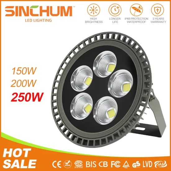 Aluminum die casting body 250w high power IP65 explosion-proof outdoor cob led flood light