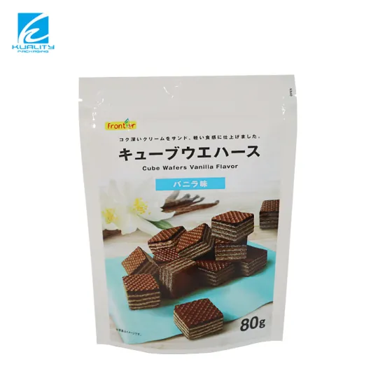 Custom Printed Ziplock Doypack Stand Up Pouches for Snack Food Packaging