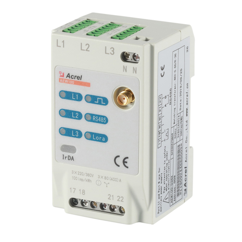 Medidor de energía modbus-rtu lora