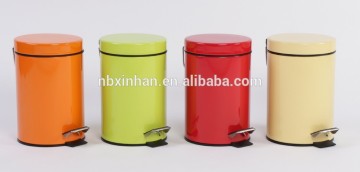 Stainless steel soft close dustbin colorful dustbin pedal bin                        
                                                Quality Choice