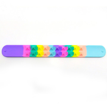 Spike Shape Food Grade Silicone Bracelets for Kids